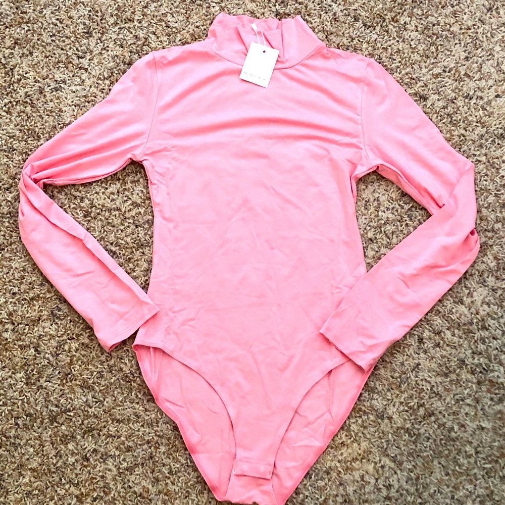 Mock Neck Bodysuit Shirt